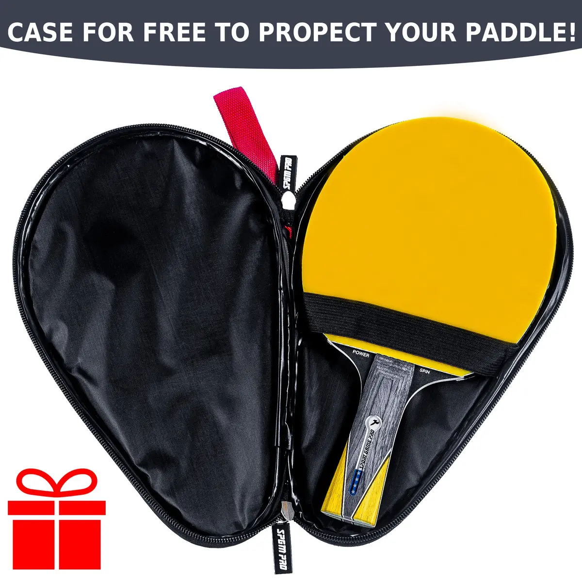 Sport Game Pro Yellow Sport Racket | Killer Spin & Control for All Levels - view 4