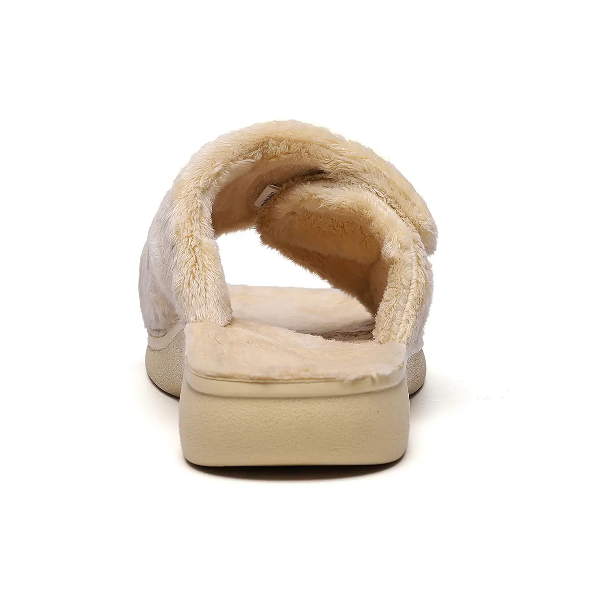 SOLLBEAM Women's Plantar Fasciitis Fuzzy House Orthopedic Slippers with Arch Support (Size 8) | Adjustable Micro-Terry Fuzzy Comfort - view 5