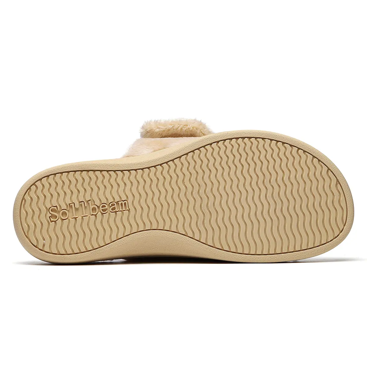 SOLLBEAM Women's Plantar Fasciitis Fuzzy House Orthopedic Slippers with Arch Support (Size 8) | Adjustable Micro-Terry Fuzzy Comfort - view 6