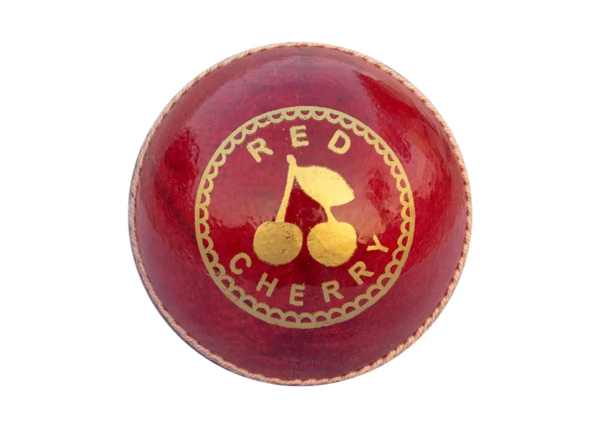 Red Cherry Hand Made Red Leather Cricket Ball, Youth Size, 156g (5.5 oz) | Premium Indian Leather for Beginners - view 2