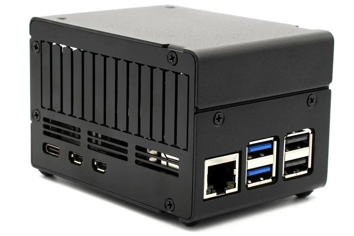 KKSB Raspberry Pi 5 Case with Space for Hats, Coolers & NVMe, Durable Aluminum & Steel (70-120 chars) - main product image