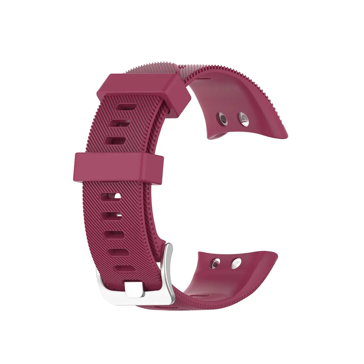 E ECSEM Compatible Garmin Forerunner 45 Bands Women Men Liquor Red | Breathable Silicone Replacement Strap - view 5
