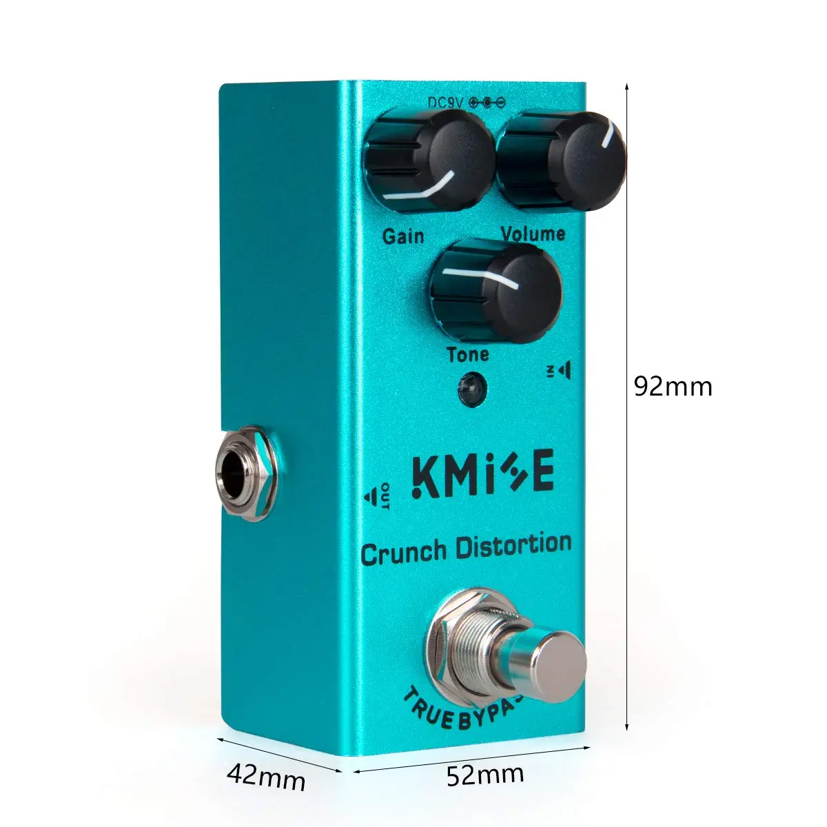 lotmusic Kmise Crunch Distortion Electric Guitar Effects Pedal | 9V True Bypass, 3 Modes, Noise Reduction - view 7