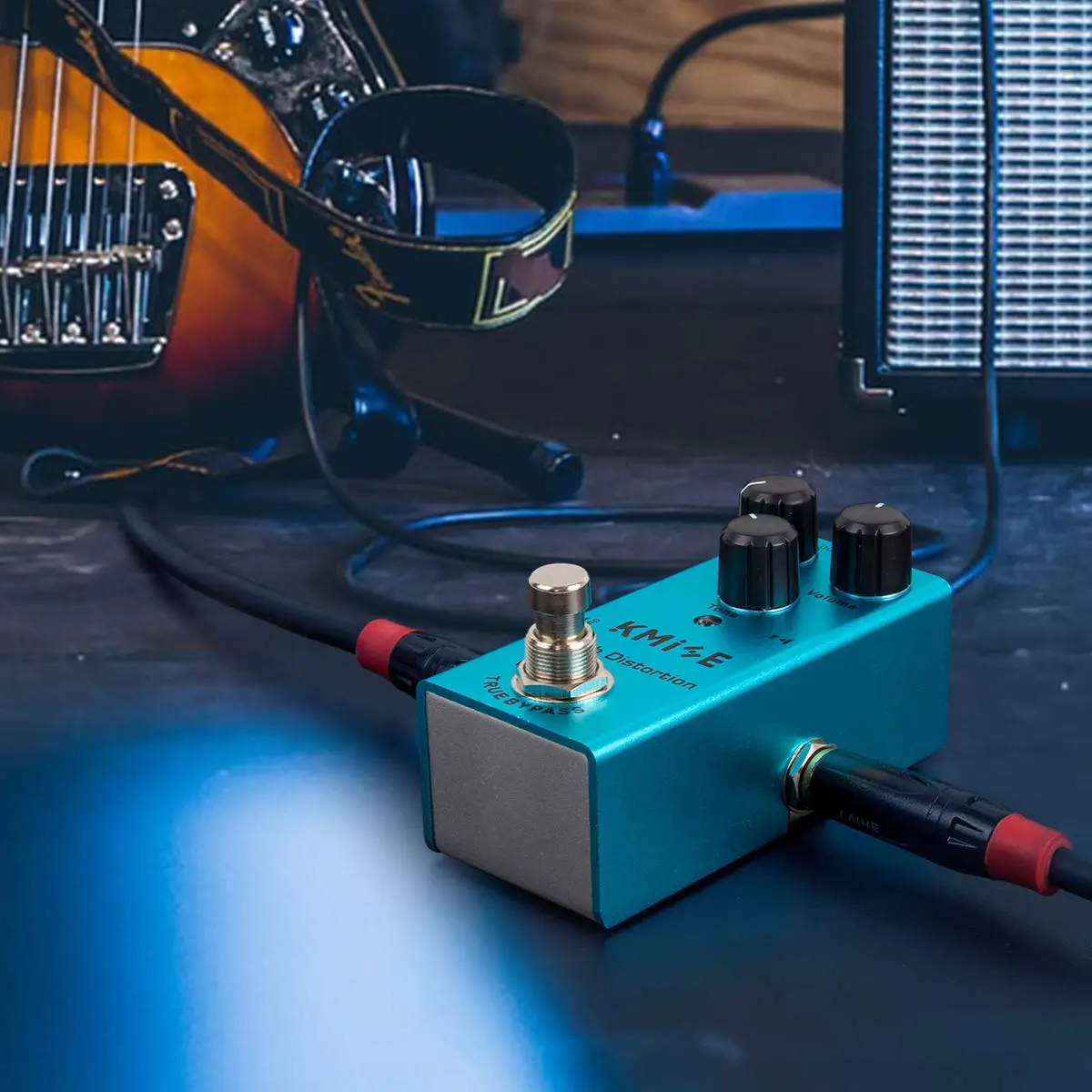 lotmusic Kmise Crunch Distortion Electric Guitar Effects Pedal | 9V True Bypass, 3 Modes, Noise Reduction - view 8