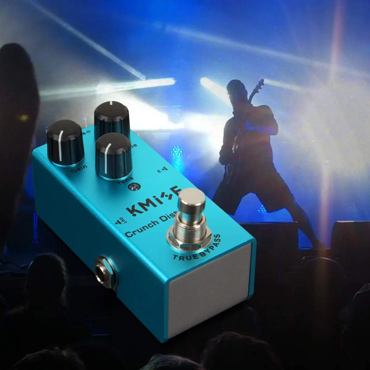 lotmusic Kmise Crunch Distortion Electric Guitar Effects Pedal | 9V True Bypass, 3 Modes, Noise Reduction - view 9