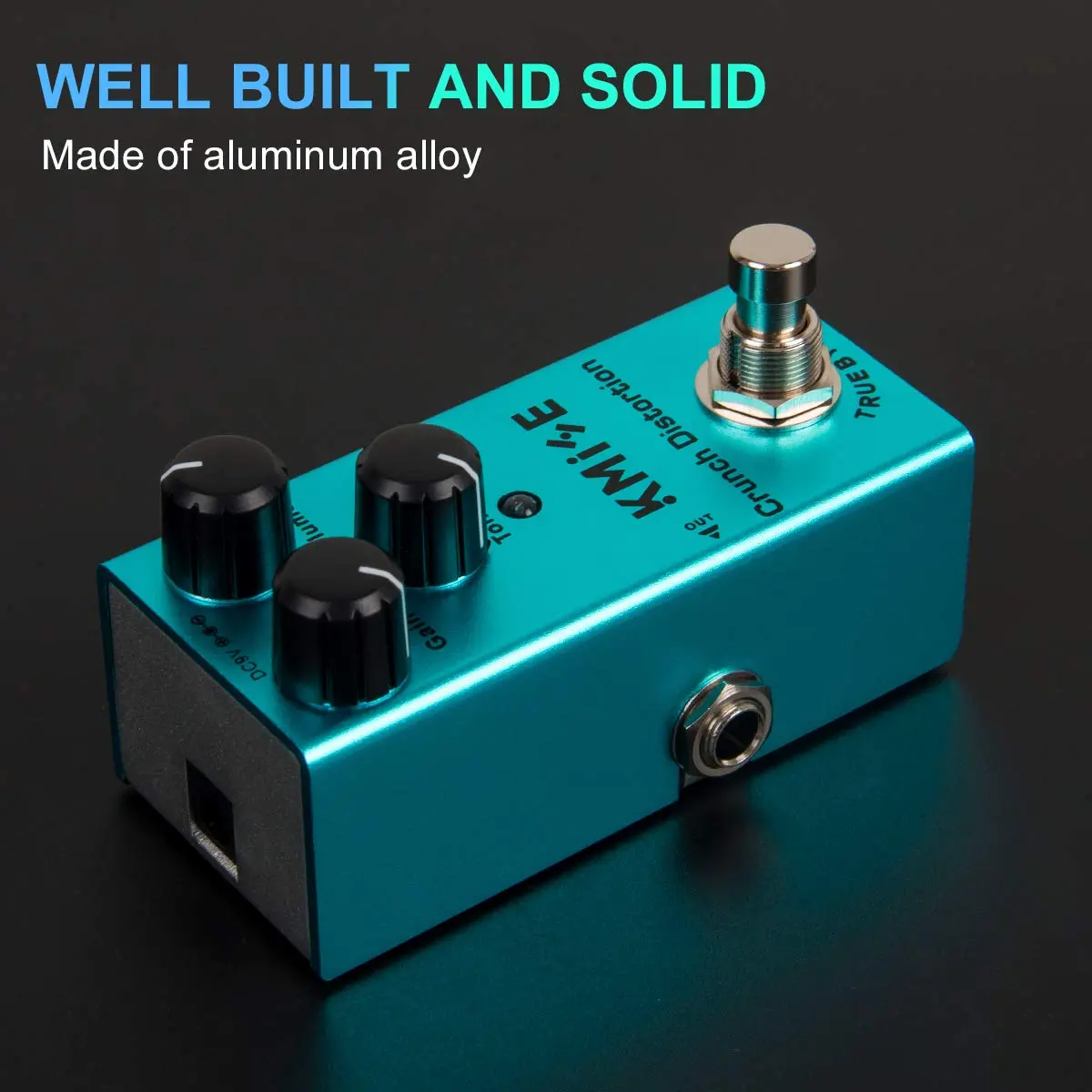 lotmusic Kmise Crunch Distortion Electric Guitar Effects Pedal | 9V True Bypass, 3 Modes, Noise Reduction - view 2