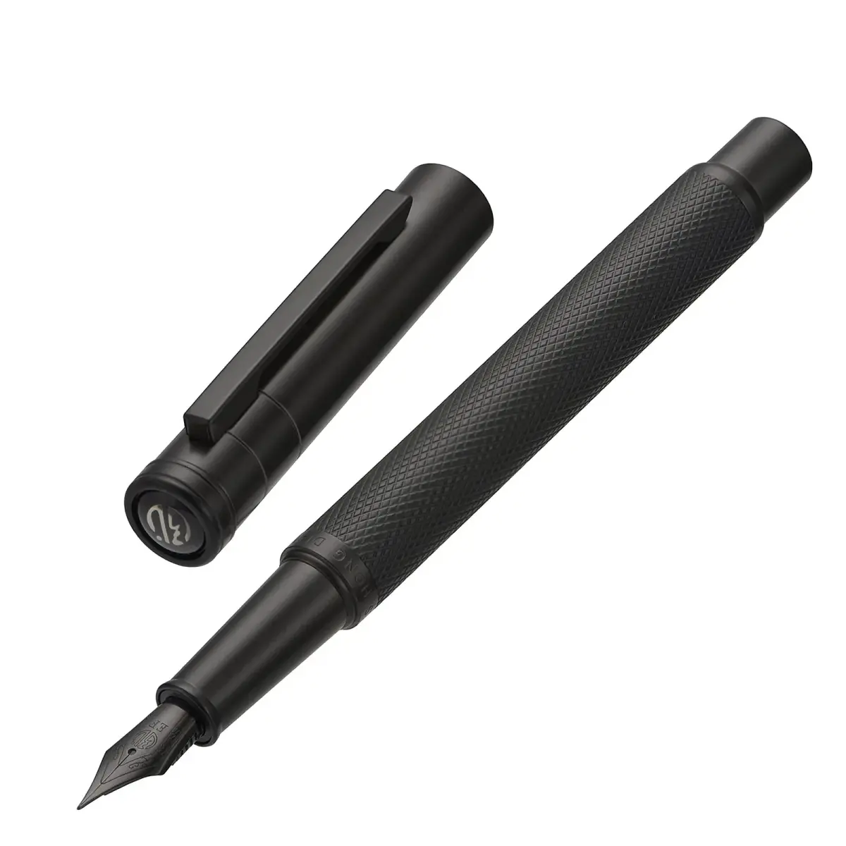 Asvine Matte Black Forest Fountain Pen Extra Fine Nib | Smooth Ink Flow for Students & Professionals - main product image