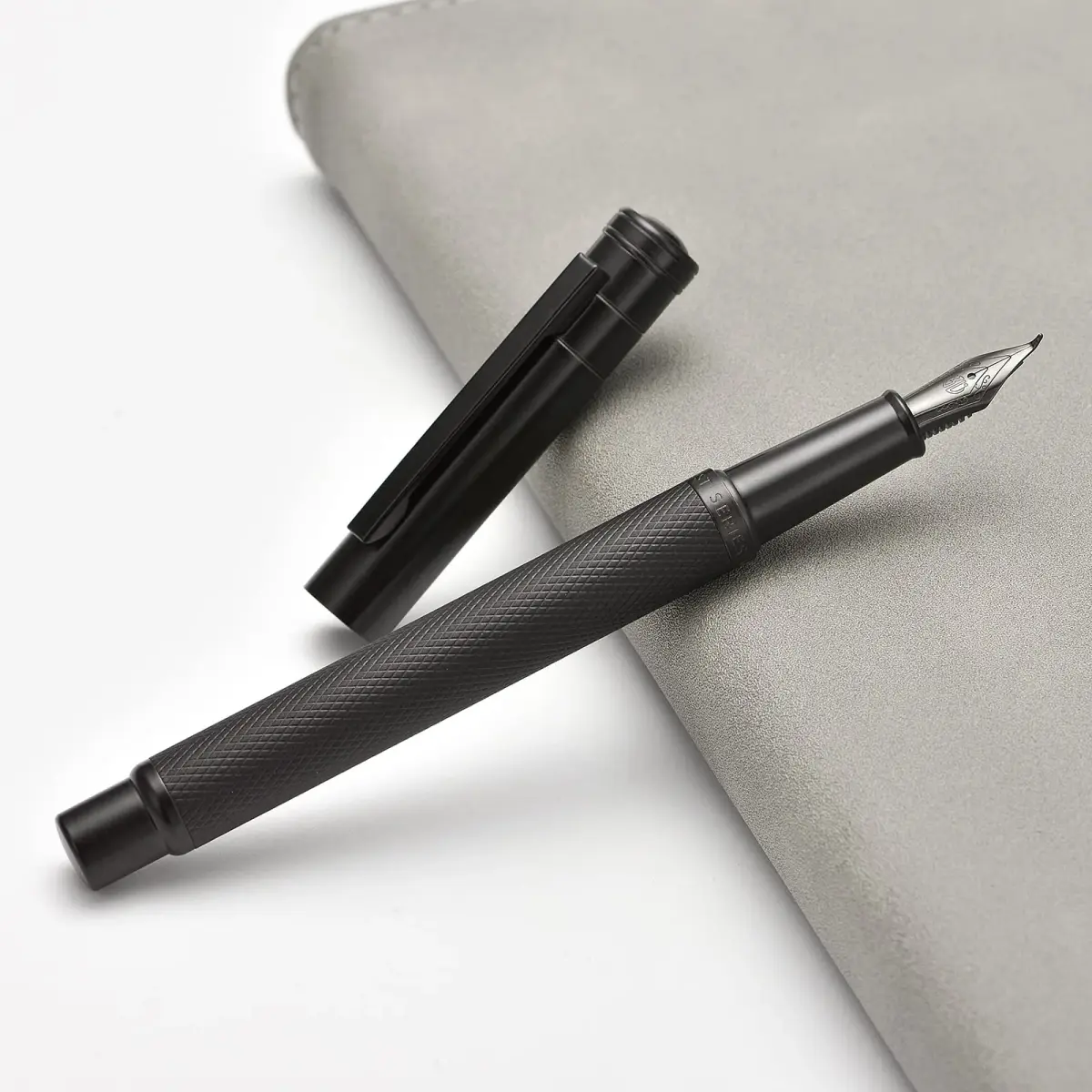 Asvine Black Forest Fude Pen, Bent Nib Calligraphy Fountain Pen 13.8cm (0.5-1.2mm) | Smooth Ink Flow - view 2