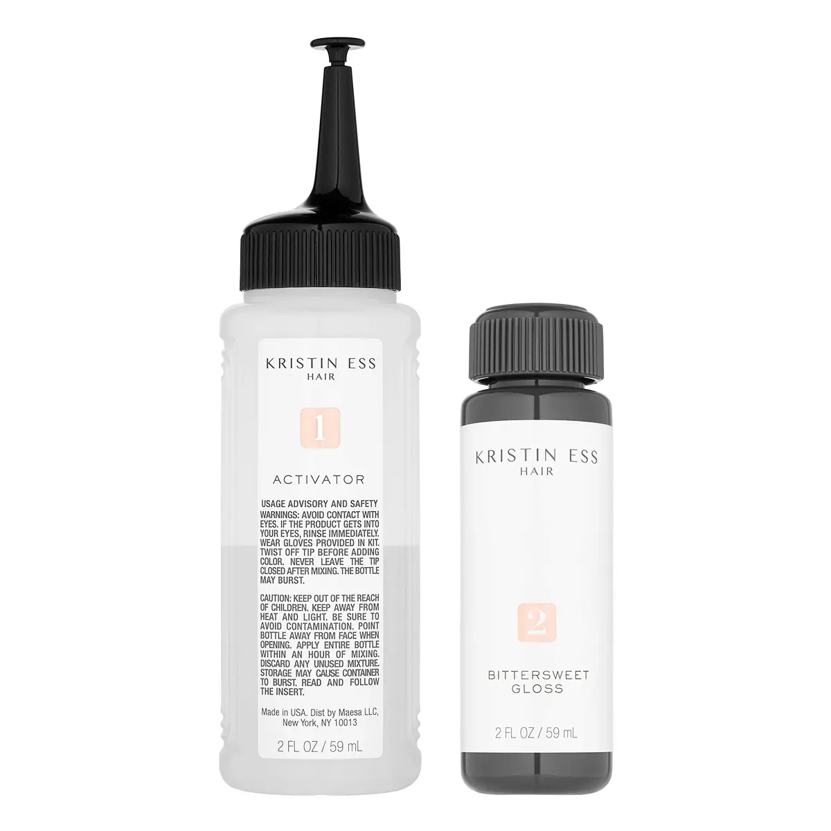 Kristin Ess Signature Hair Gloss Bittersweet Dark Brunette 118ml (4 Fl Oz) | Tones Brassiness & Boosts Shine - view 6