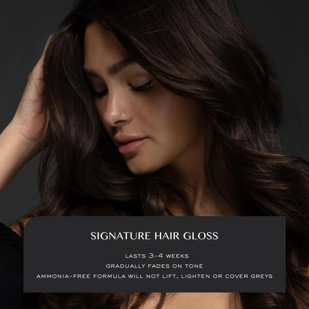 Kristin Ess Signature Hair Gloss Bittersweet Dark Brunette 118ml (4 Fl Oz) | Tones Brassiness & Boosts Shine - view 7