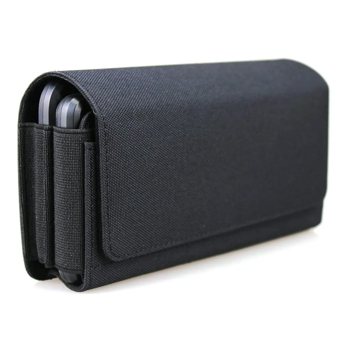 aubaddy Dual Phone Holster Pouch for 2 Phones | Magnetic Belt Clip Case for iPhone & Samsung (17 16 15 14 13 12 11) Pro Max/Plus - main product image