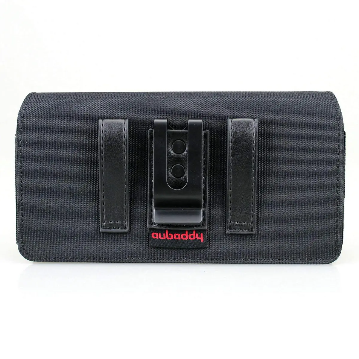 aubaddy Dual Phone Holster Pouch for 2 Phones | Magnetic Belt Clip Case for iPhone & Samsung (17 16 15 14 13 12 11) Pro Max/Plus - view 3