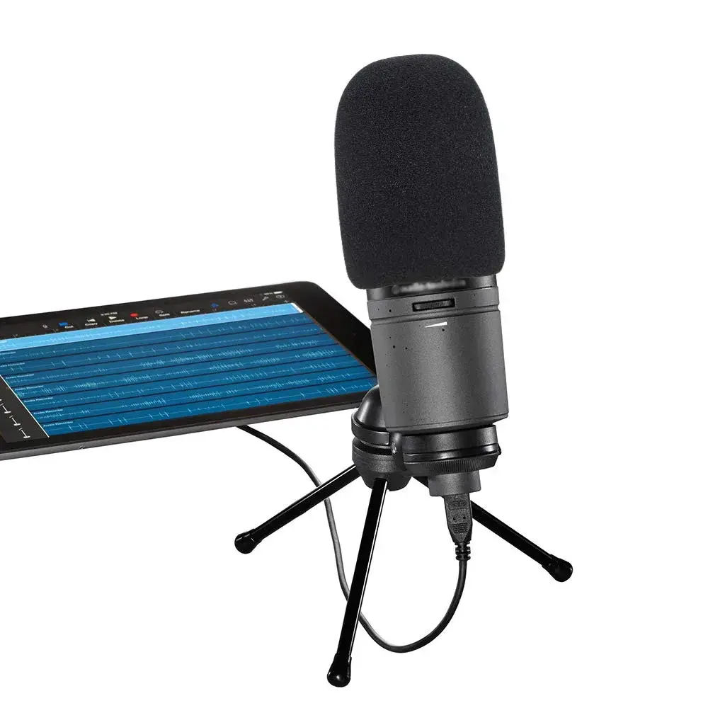 SUNMON Windscreen Foam Cover for Audio-Technica AT2020, AT2020USB, AT2020USB+ Microphones (2-Pack, Black) - view 7