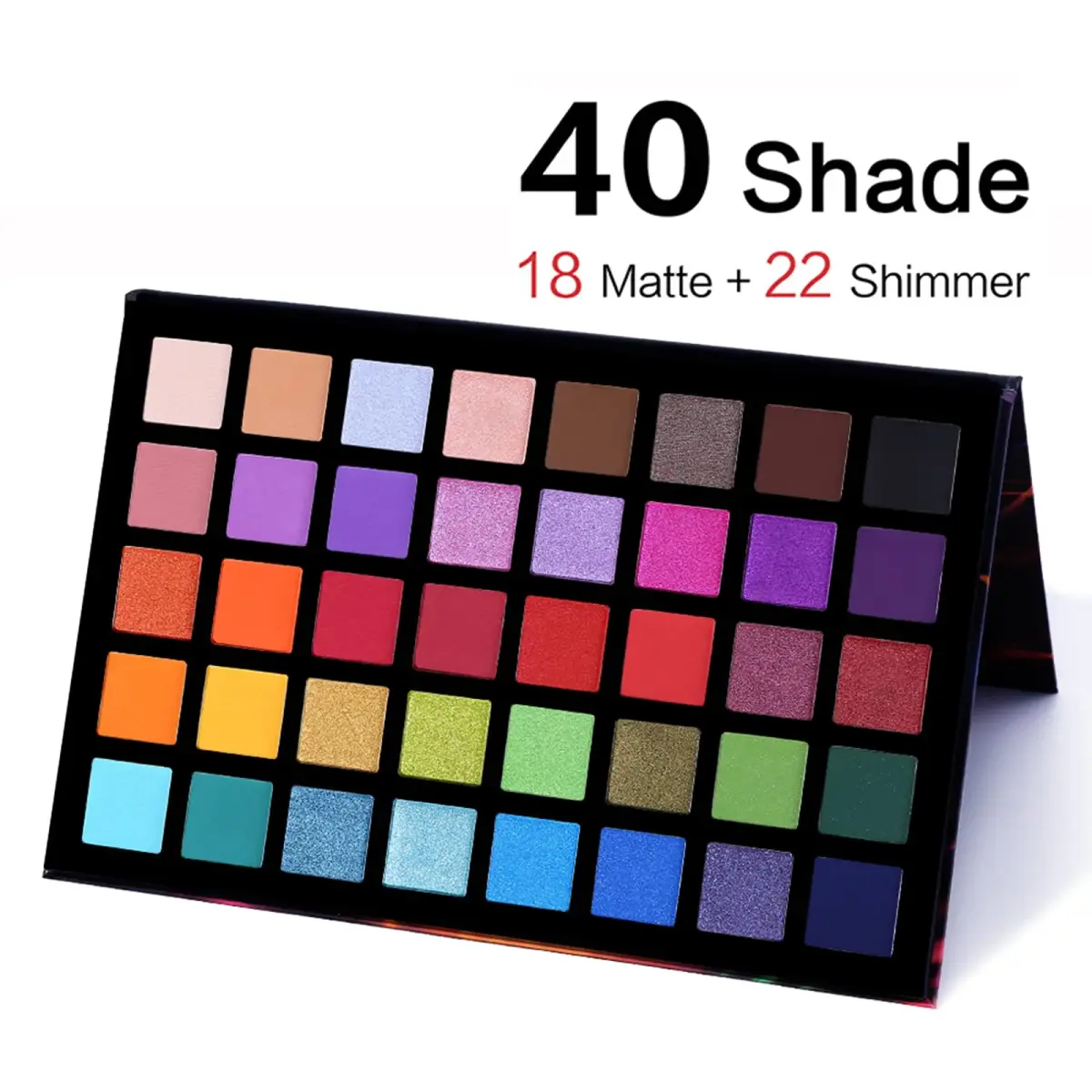 UCANBE Spotlight Eyeshadow Palette 40 Colors | Matte Shimmer Makeup with 1g Pans - view 2