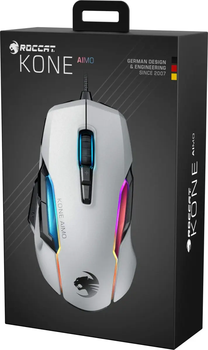 ROCCAT Kone AIMO Remastered Gaming Mouse | 16,000 DPI Optical Sensor, 24 Programmable Buttons, RGB Lighting, Ergonomic Palm Grip, 127 g (4.48 oz) - view 4