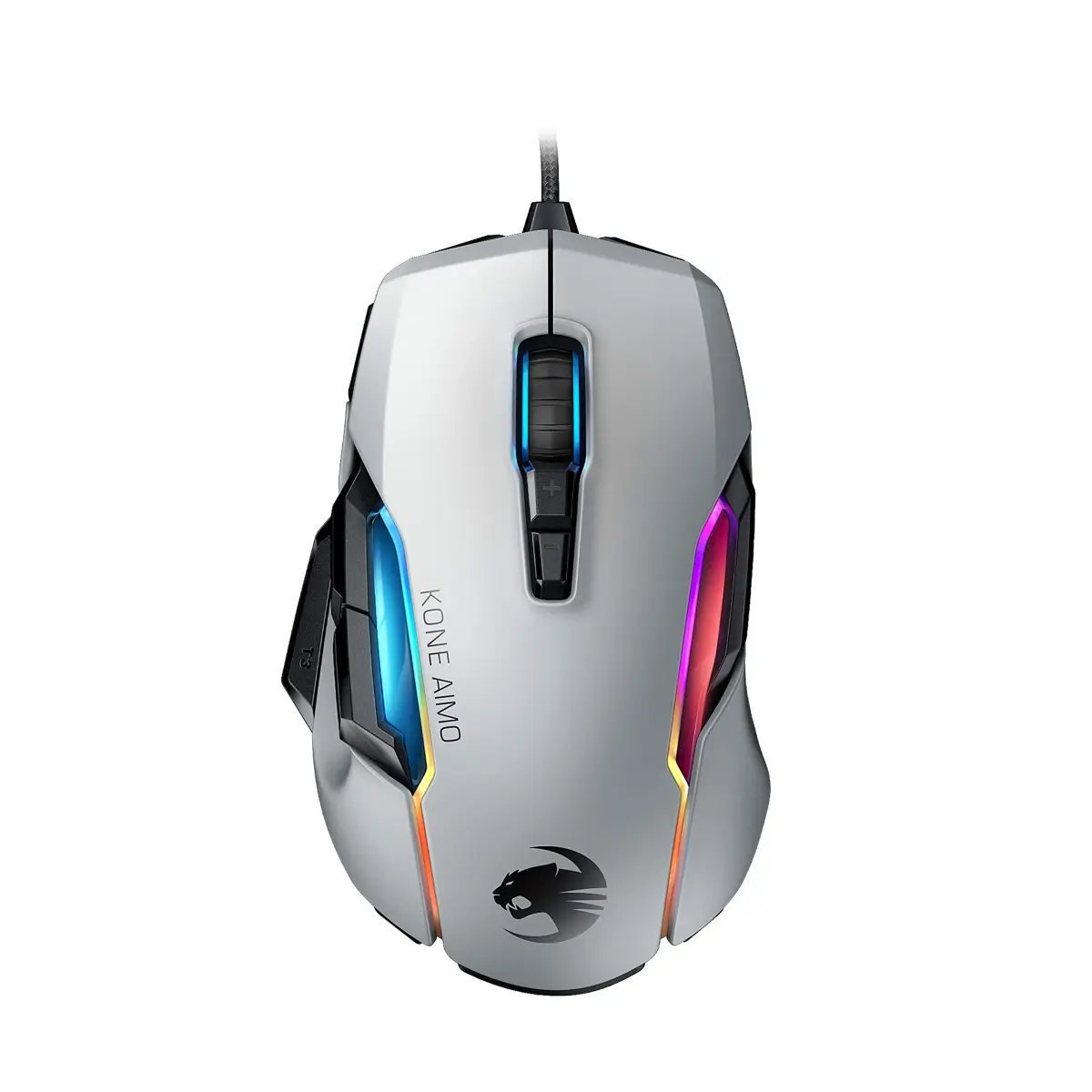ROCCAT Kone AIMO Remastered Gaming Mouse | 16,000 DPI Optical Sensor, 24 Programmable Buttons, RGB Lighting, Ergonomic Palm Grip, 127 g (4.48 oz) - main product image