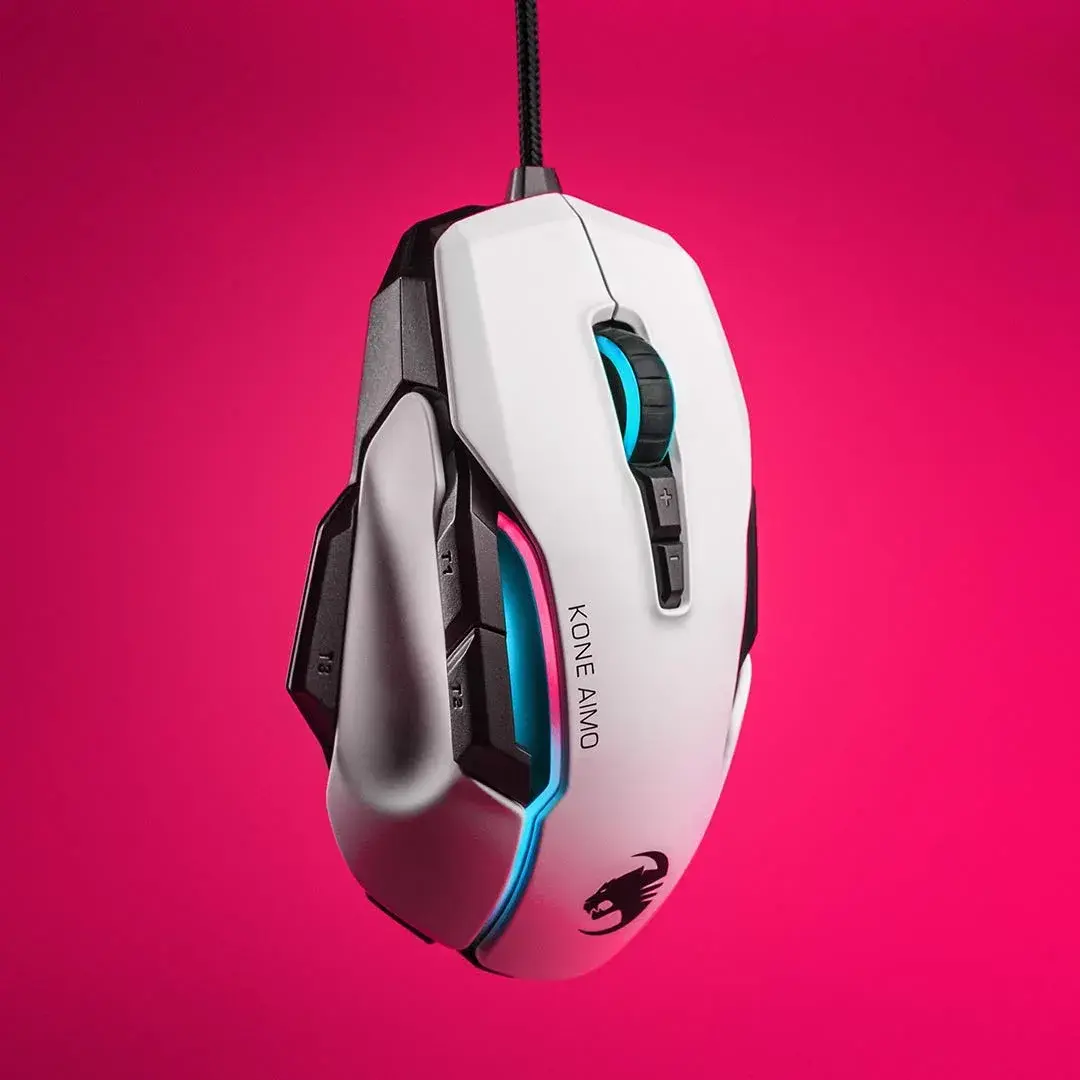 ROCCAT Kone AIMO Remastered Gaming Mouse | 16,000 DPI Optical Sensor, 24 Programmable Buttons, RGB Lighting, Ergonomic Palm Grip, 127 g (4.48 oz) - view 7