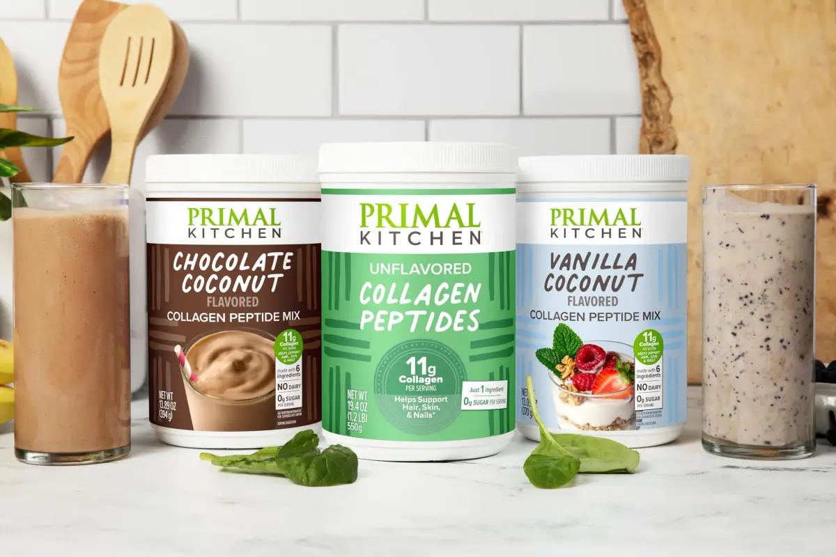 Primal Kitchen Chocolate Collagen Fuel Drink Mix 20 oz (567 g) | 11g Collagen Peptides Per Serving - view 4