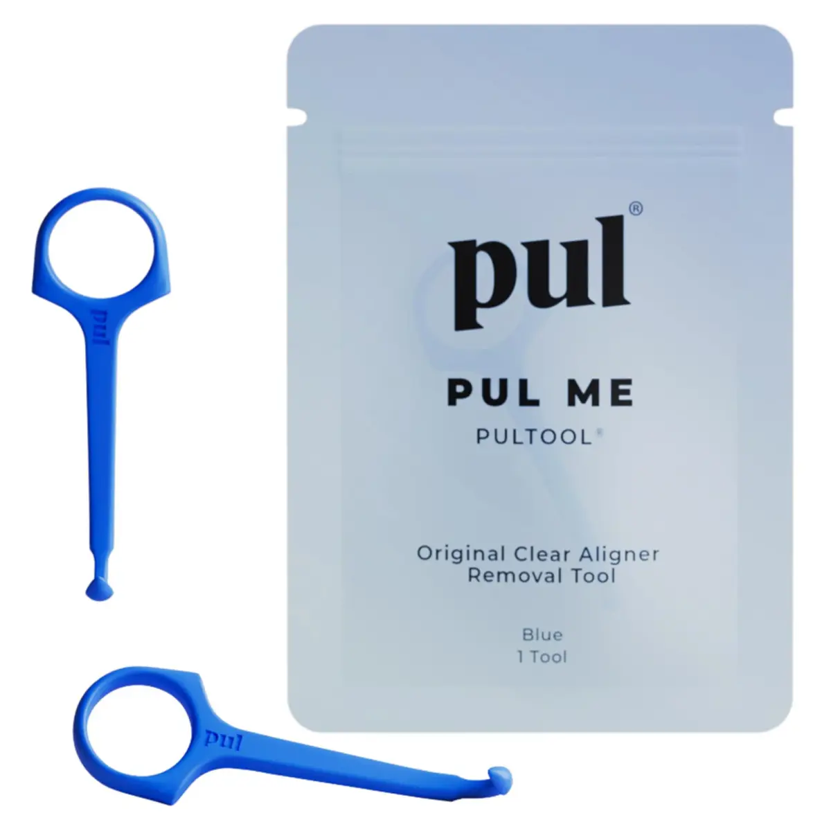 Pultool Aligner Removal Tool 2-Pack (Blue) | Hygienic & Easy Orthodontic Accessory - main product image