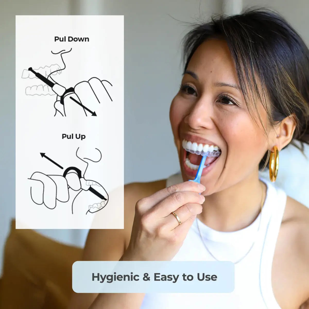 Pultool Aligner Removal Tool 2-Pack (Blue) | Hygienic & Easy Orthodontic Accessory - view 3