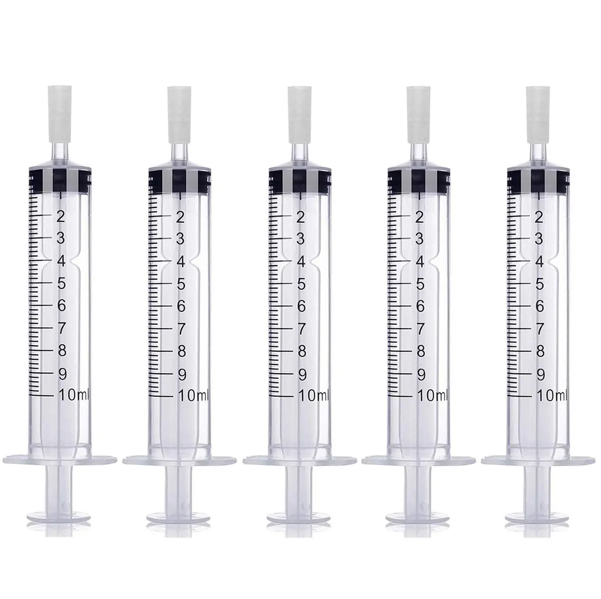 MUB Perfume Refill Pump Syringe with Extraction Adapter, 10ml Capacity, 5-Pack | For Travel Atomizer Refills - main product image