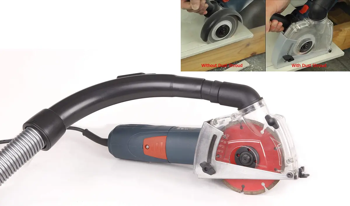 Aidelife Dust Collecting Guard for Angle Grinders 5 inch | Safer Dust Extraction System - view 3