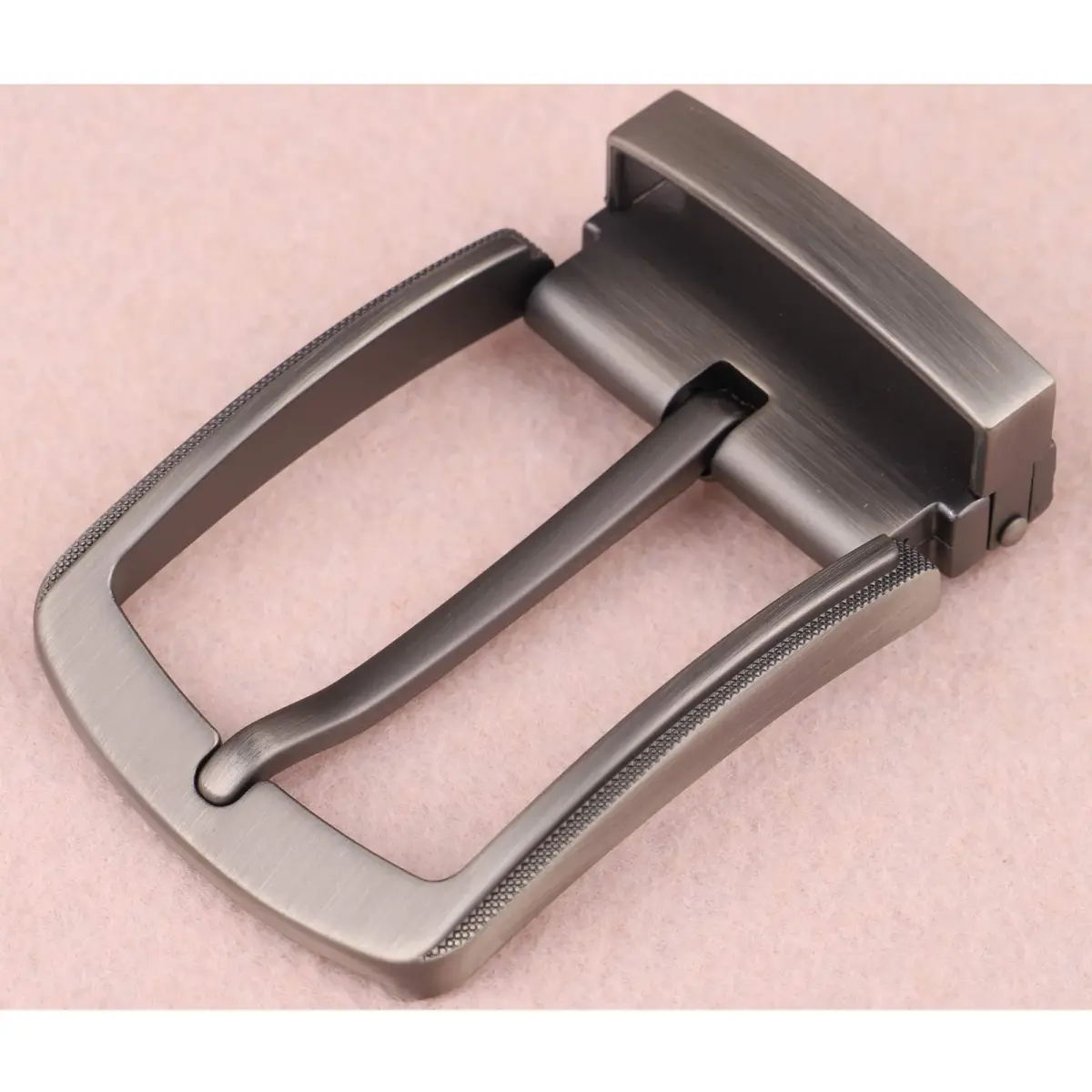 McFanBe Grey Single Prong Belt Buckle 38 mm (1.5 Inches) | Durable Alloy Replacement for Men & Women - view 3