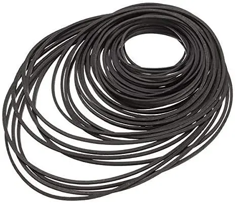 TEANTECH Cassette Recorder Rubber Belts 50-Piece Mix | 1mm Width, 40-135mm Length - view 8