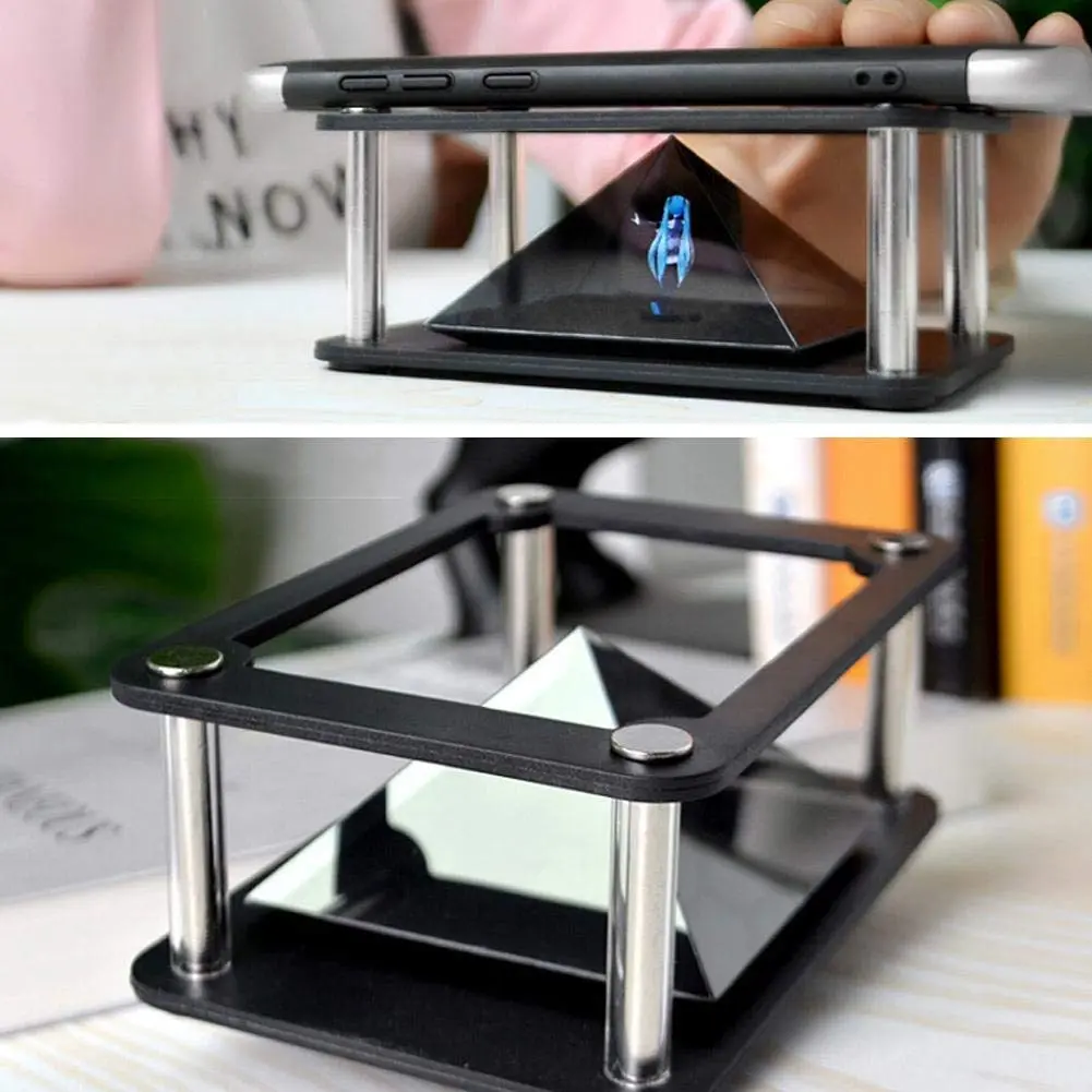 FOSA 3D Holographic Display Stand Projector 15.2cm (6 inch) | Clear 360 Degree Images - view 3