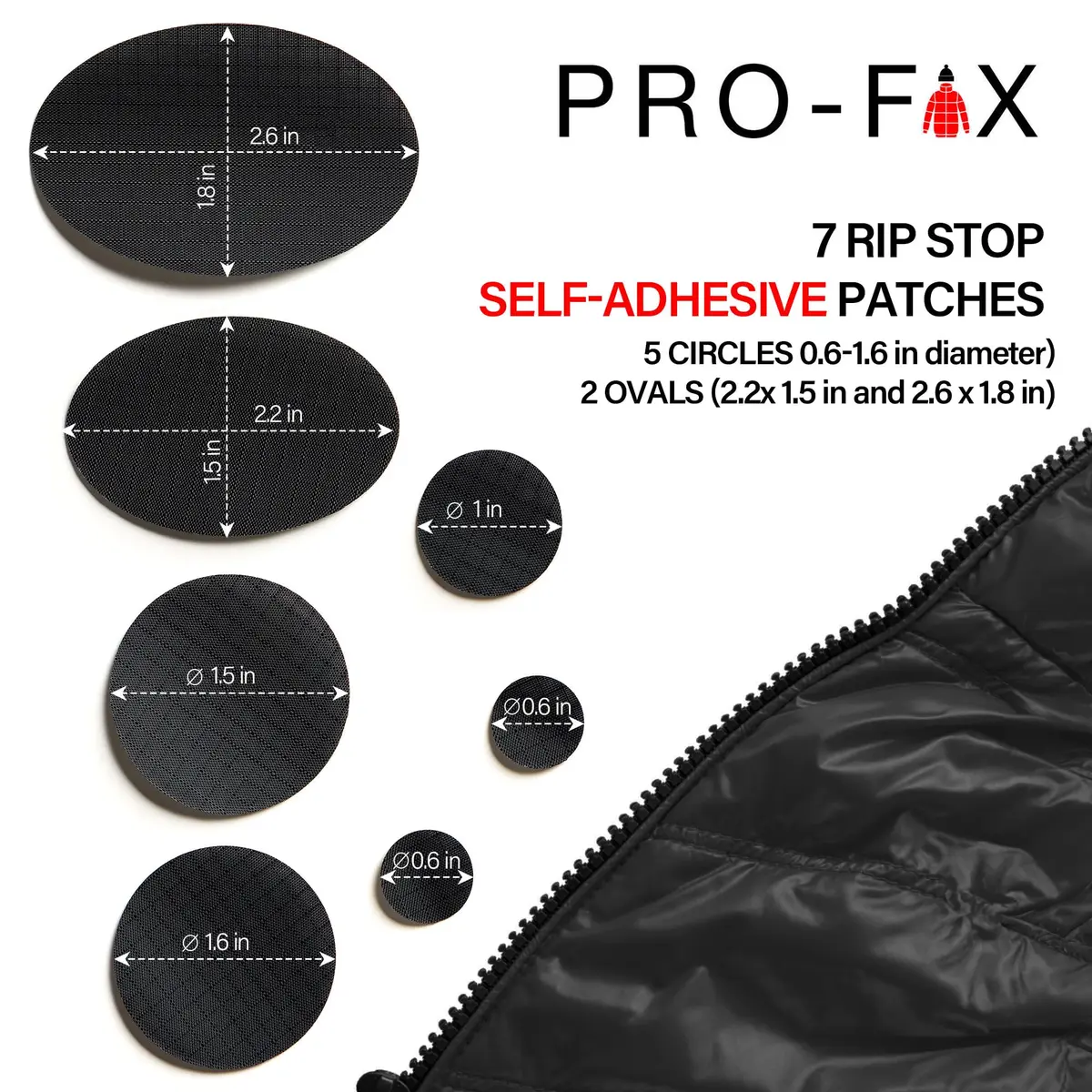 DJR Fabric Applique Patch Kit Waterproof 30-Second Fix for Outdoor Gear in India - view 3