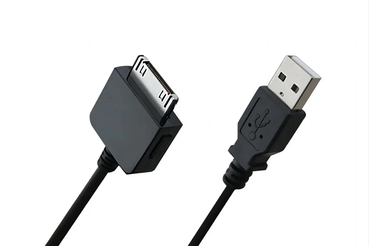 Adhiper Black USB Sync Data Transfer Charging Cable for Microsoft Zune Zune2 ZuneHD MP3 MP4 Player (1m / 3.3ft) - main product image