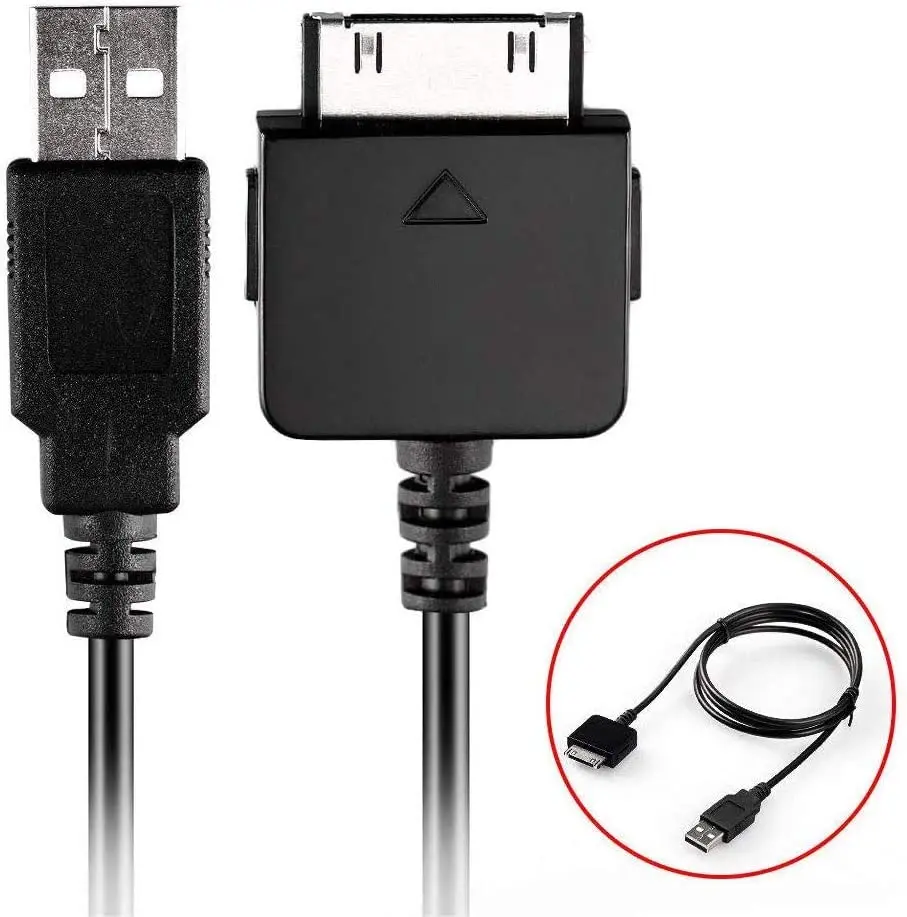 Adhiper Black USB Sync Data Transfer Charging Cable for Microsoft Zune Zune2 ZuneHD MP3 MP4 Player (1m / 3.3ft) - view 12