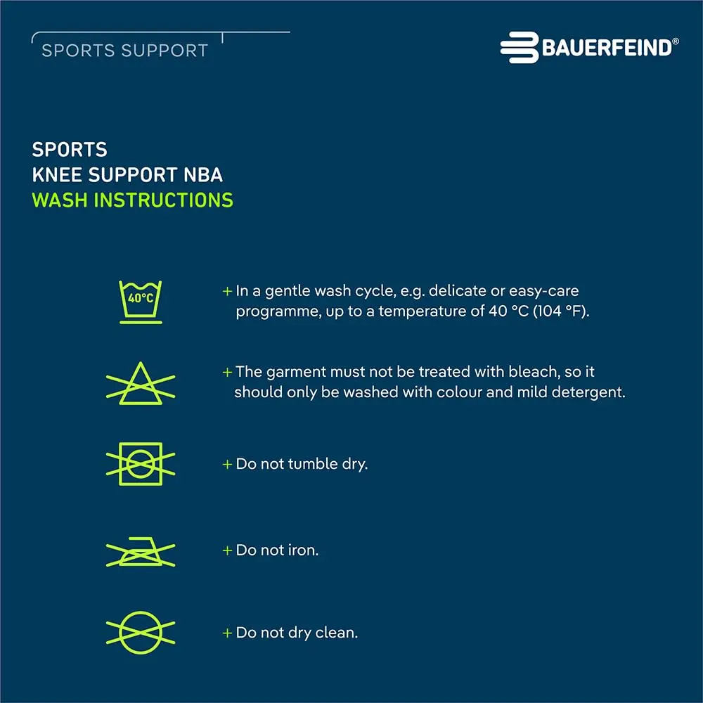 Bauerfeind Sports Compression Knee Support NBA Black L | FDA Approved, Doctor Recommended, Adjustable Fit - view 7