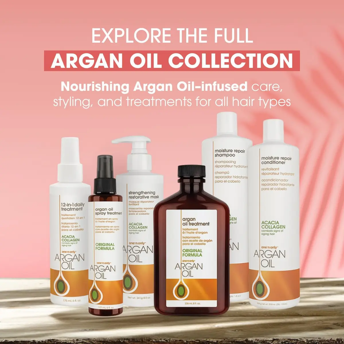 One 'N Only Argan Oil Hair Treatment 8 oz | Moisture & Frizz Control Serum for All Hair Types - view 7