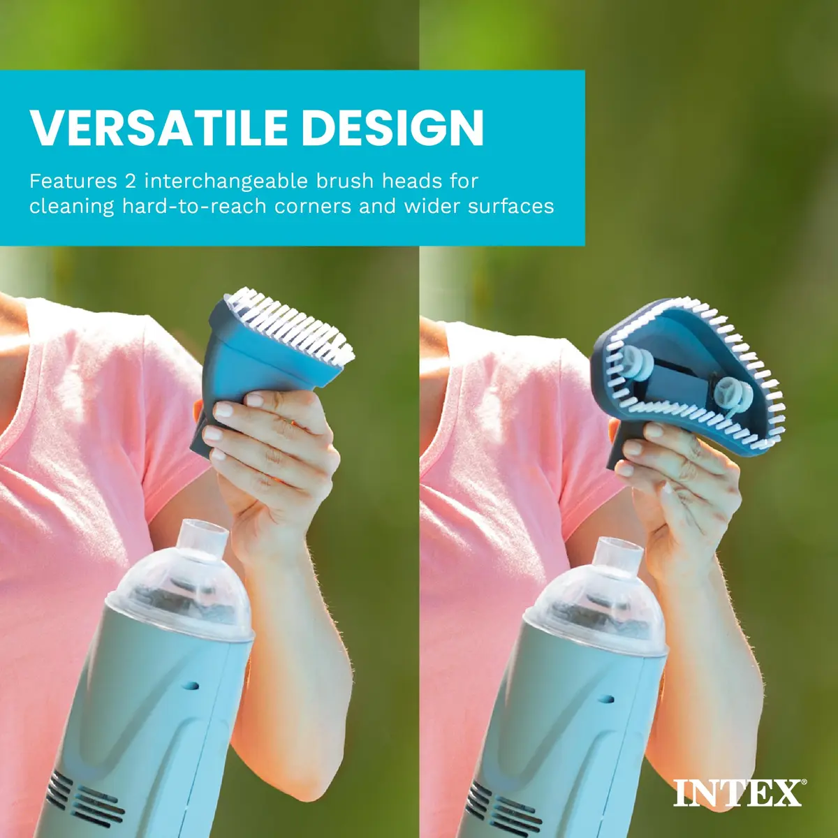 Intex 28620EP Rechargeable Handheld Pool Vacuum Cleaner with 94-inch Telescoping Pole | Cordless & Waterproof - view 6