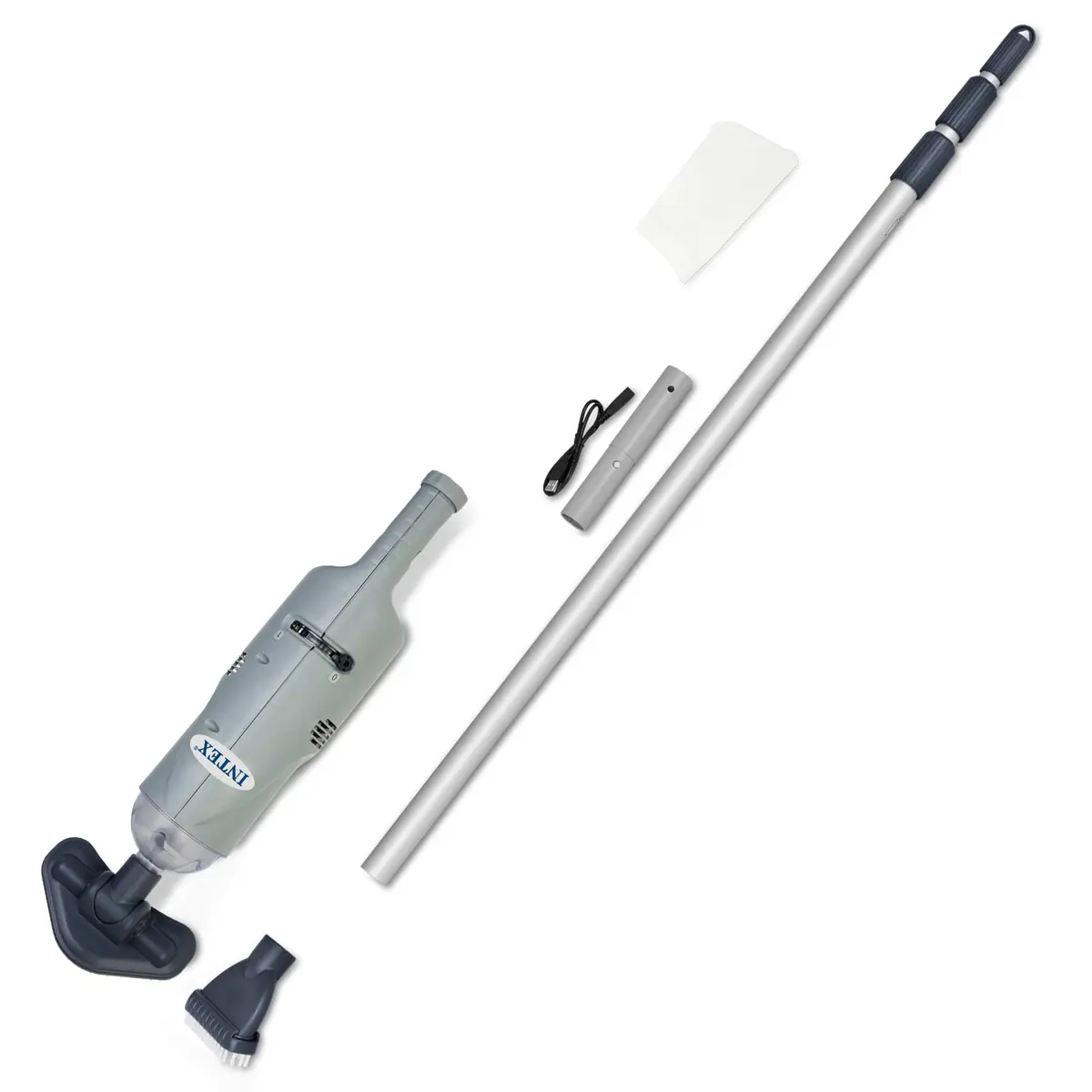 Intex 28620EP Rechargeable Handheld Pool Vacuum Cleaner with 94-inch Telescoping Pole | Cordless & Waterproof - main product image