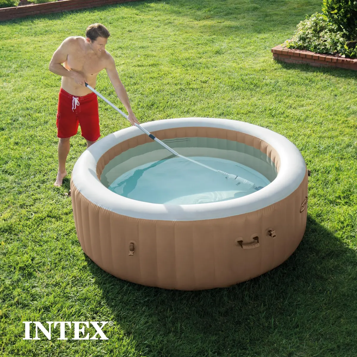 Intex 28620EP Rechargeable Handheld Pool Vacuum Cleaner with 94-inch Telescoping Pole | Cordless & Waterproof - view 2