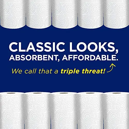 Sparkle Pick-A-Size Paper Towels, 6 Rolls = 11 Regular Rolls, 2-Ply Absorbent | Everyday Value Paper Towel With Full And Half Sheets - view 4
