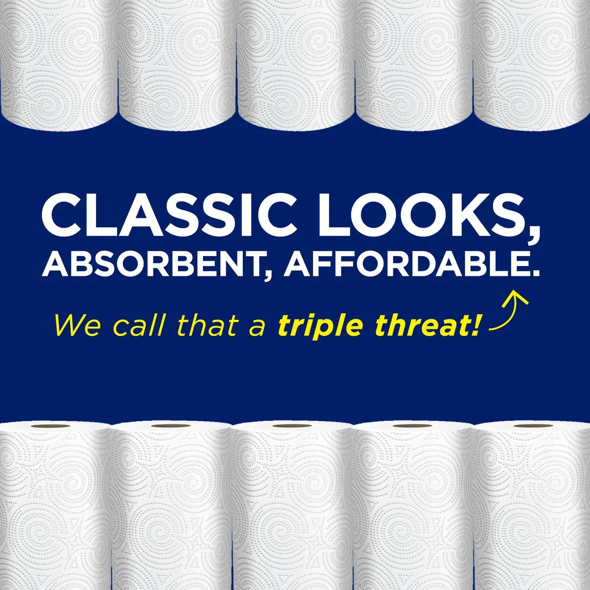 Sparkle Pick-A-Size Paper Towels, 6 Rolls = 11 Regular Rolls, 2-Ply Absorbent | Everyday Value Paper Towel With Full And Half Sheets - view 4