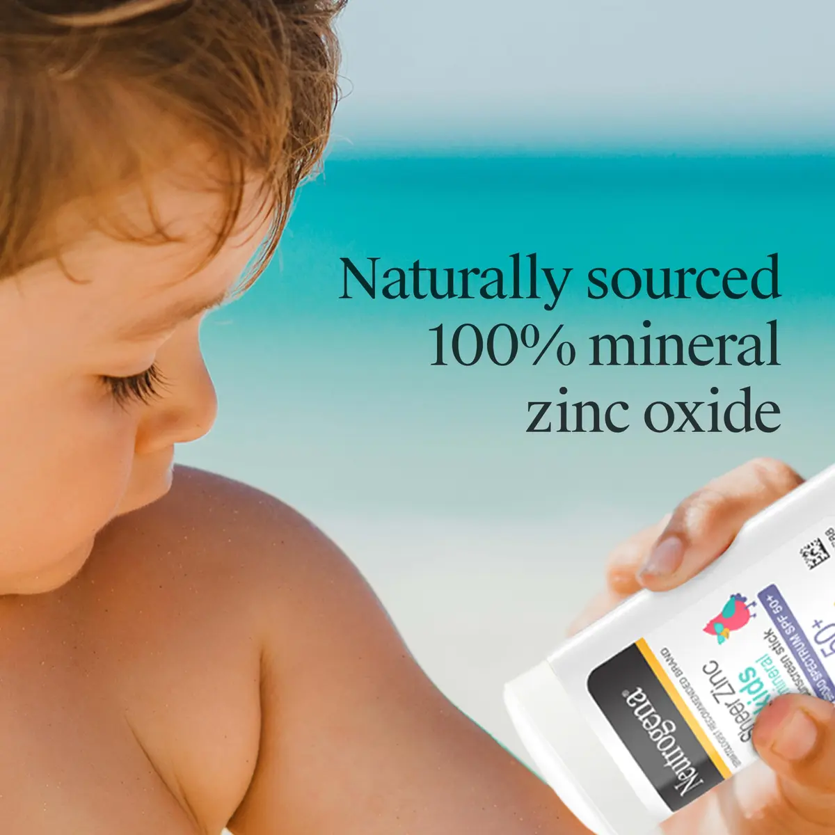 Neutrogena Sheer Zinc Oxide Kids Mineral Sunscreen Stick SPF 50+ 42g (1.5 Fl Oz) | Broad Spectrum UVA/UVB Protection - view 4