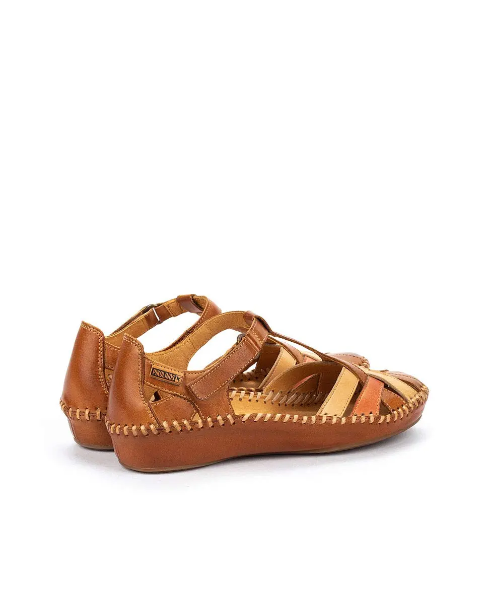 PIKOLINOS Puerto Vallarta Women's Semi-Closed Shoes 9-9.5 M US | Stylish 3cm Wedge, Leather Comfort - view 7