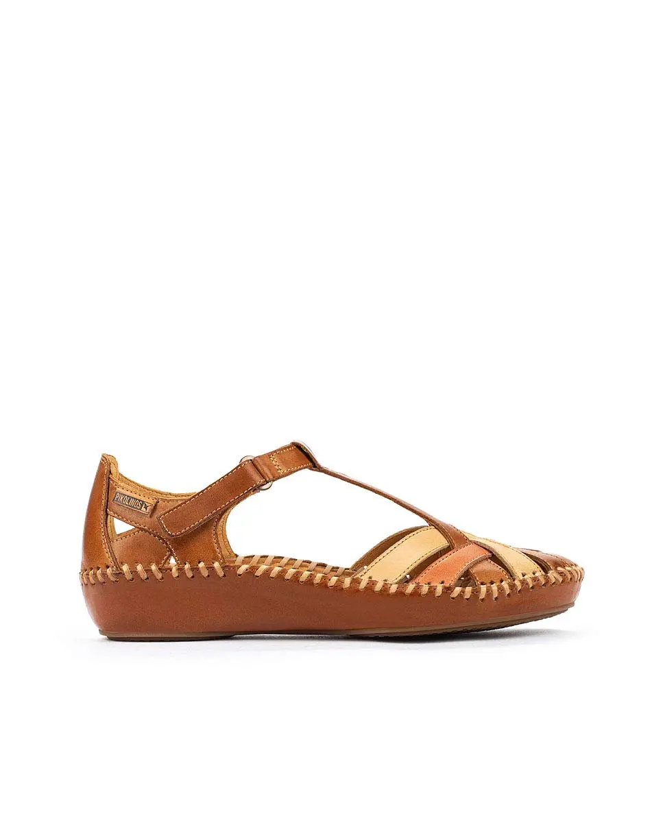 PIKOLINOS Puerto Vallarta Women's Semi-Closed Shoes 9-9.5 M US | Stylish 3cm Wedge, Leather Comfort - view 4