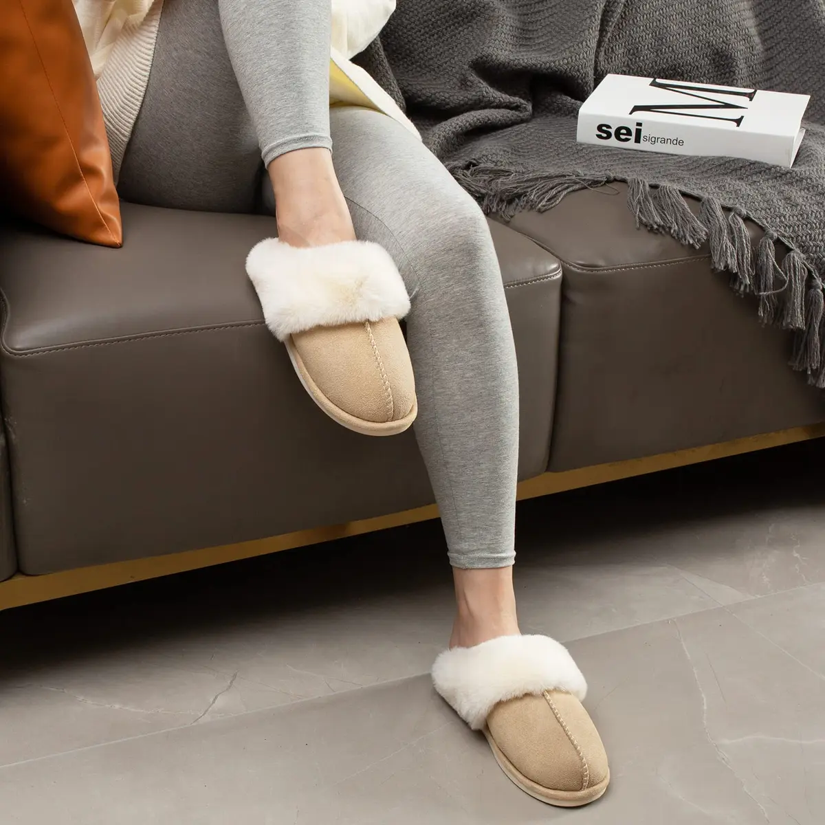 Parlovable Women's Memory Foam House Slippers, Non-Slip Indoor/Outdoor | Cloud-Comfort for Indian Homes - view 6