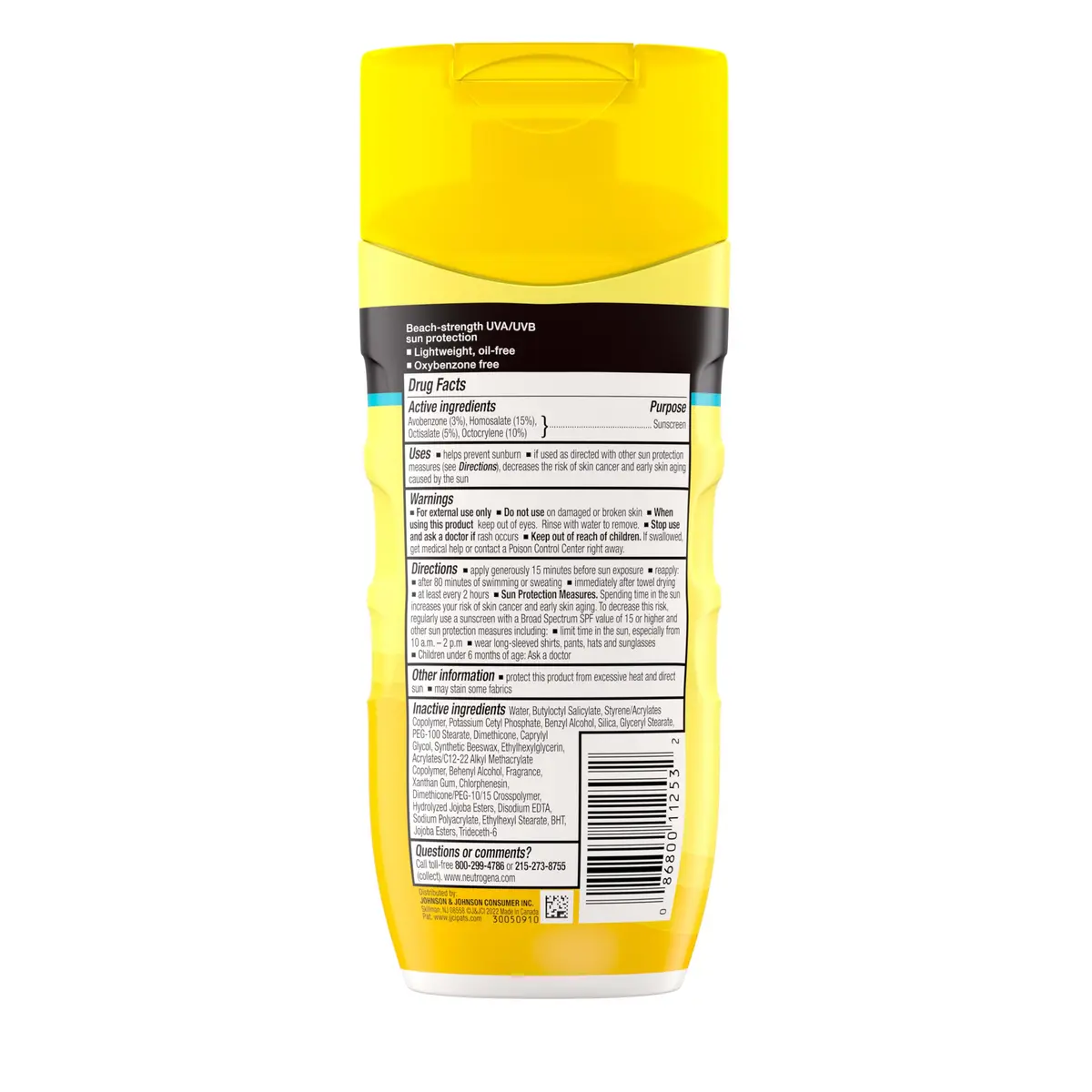 Neutrogena Beach Defense Sunscreen Lotion SPF 50, 198ml (6.7 fl oz) | Broad Spectrum UVA/UVB Protection - view 9