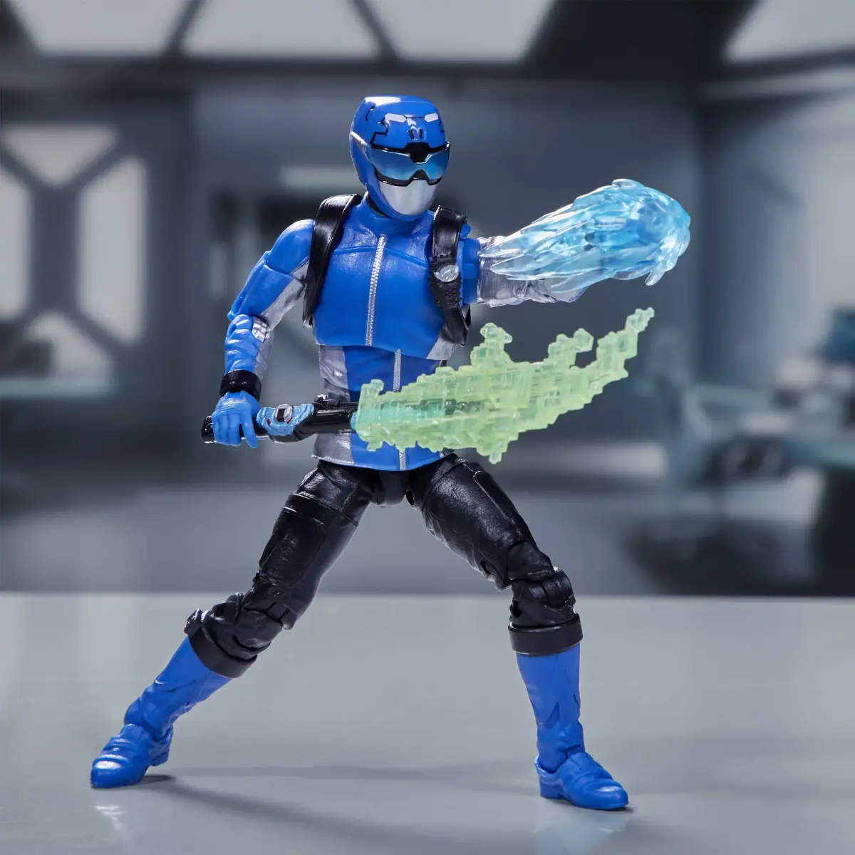 Power Rangers Lightning Collection 6-Inch Beast Morphers Blue Ranger Action Figure | ASTM-Tested Toy for Kids 4+ - view 6