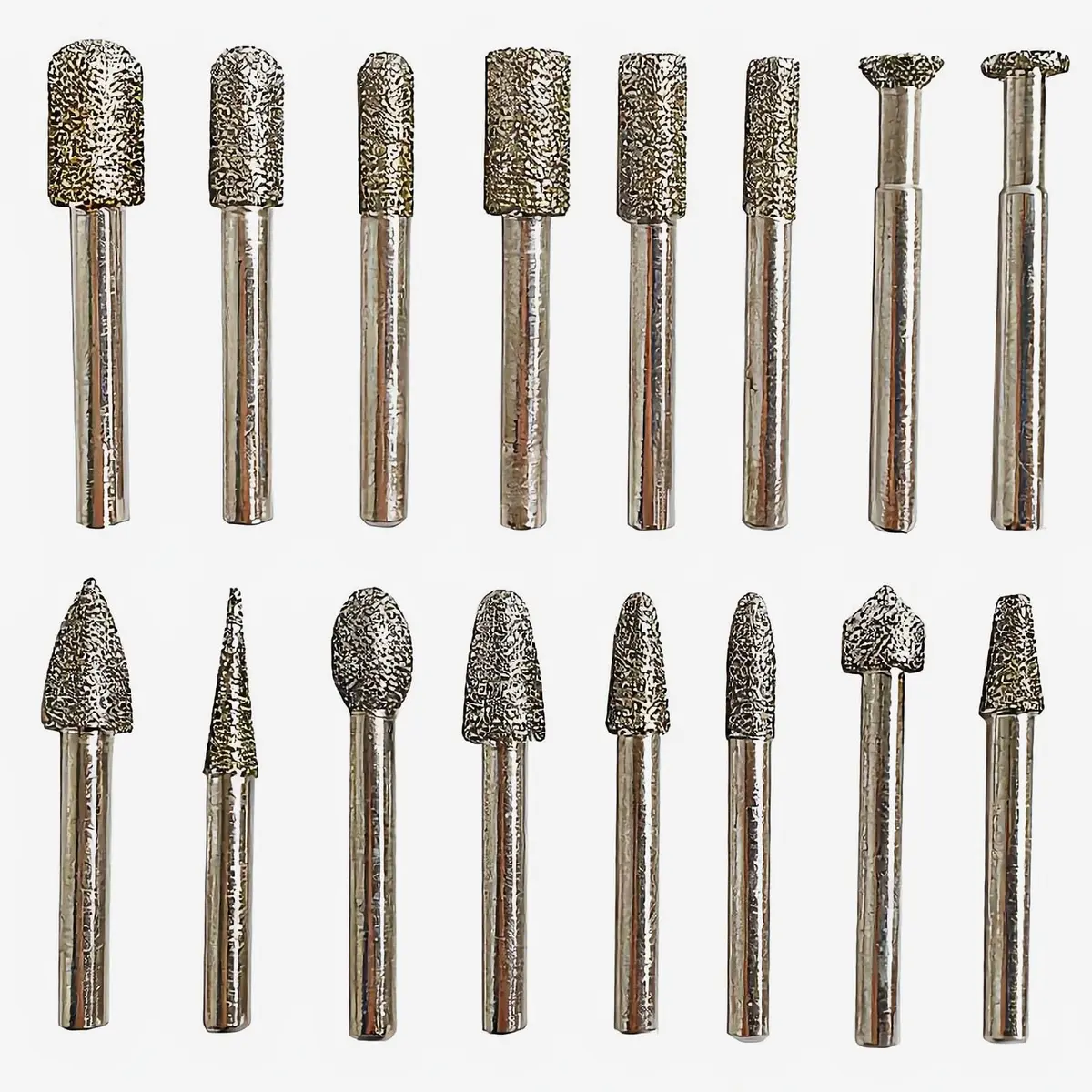Lala Smill 1/4" Shank Diamond Coated Grinding Burr, 60 Grit | Durable Alloy & Diamond for Hard Materials - main product image