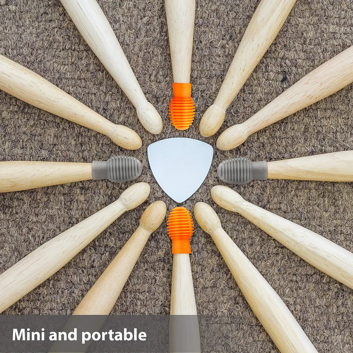 Frienda Silicone Drumstick Dampeners 4 Pcs | Noise-Reducing Practice Tips for Drummers - view 5