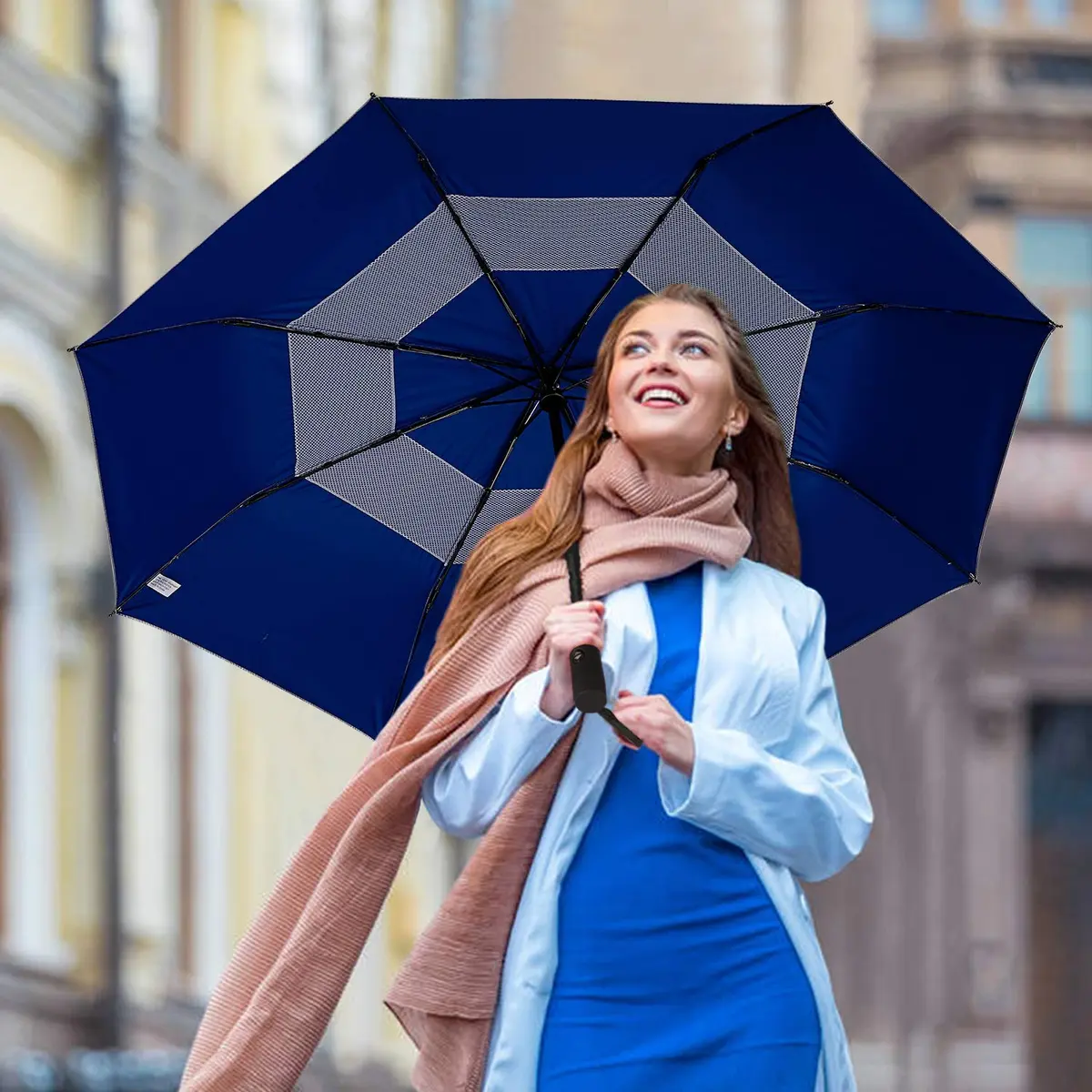 G4Free UPF 50+ UV Protection Travel Umbrella 46 Inch Sun Umbrella | Windproof & Waterproof, Auto Open/Close, Compact Size - view 7