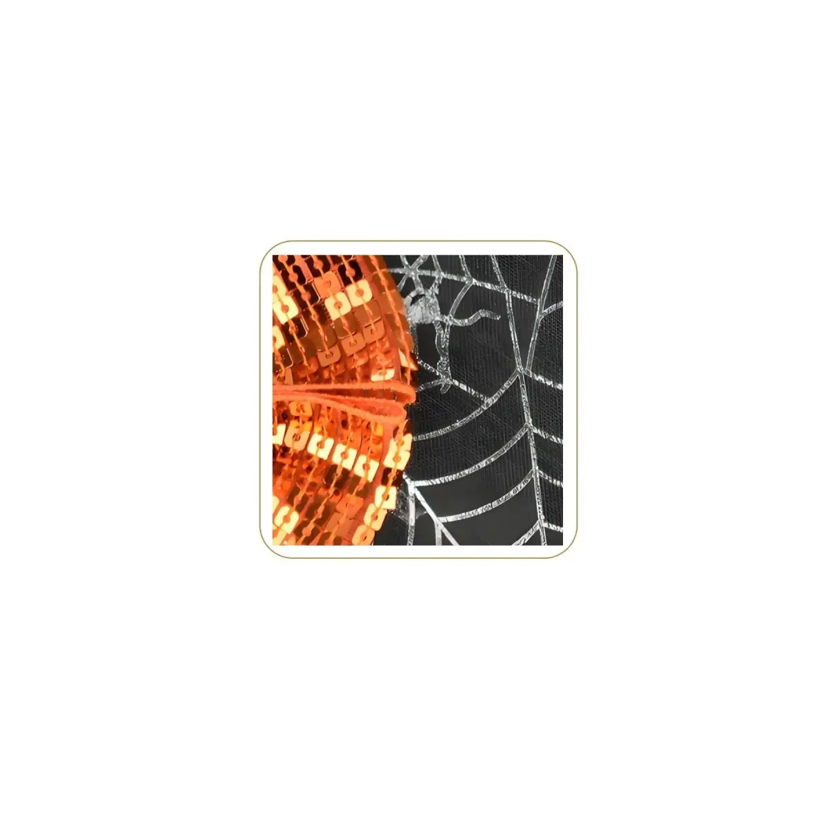 A Miaow Sparkling Headband Glitter Bow Hair Hoop 21.6cm (8.5") | Halloween Party Festival Hair Accessory Costume - main product image