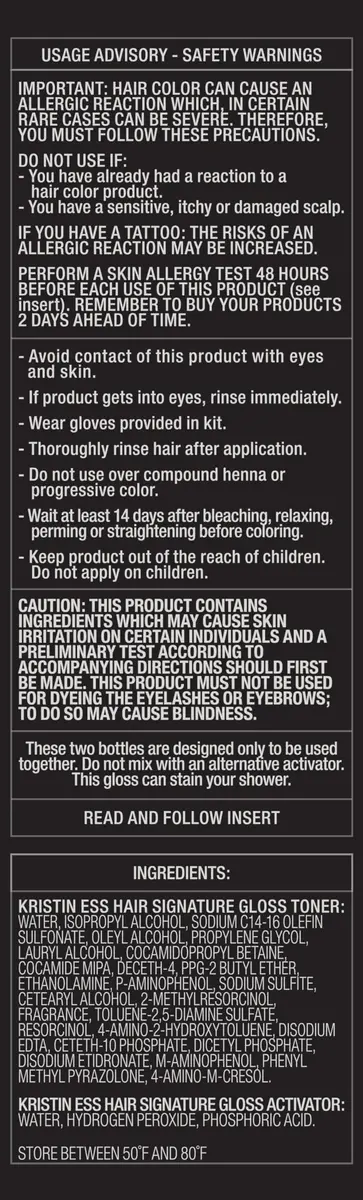 Kristin Ess Hair Gloss Chocolate Cosmo Dark Golden Brown 118ml (4 Fl Oz) | Semi-Permanent Color Depositing Conditioner for Vibrant Shine - view 4